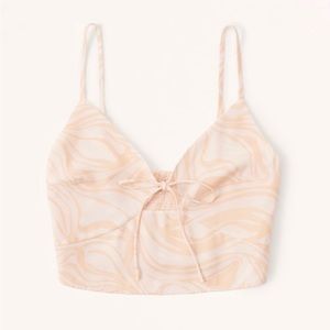 NWT A&F tie-front cropped tank